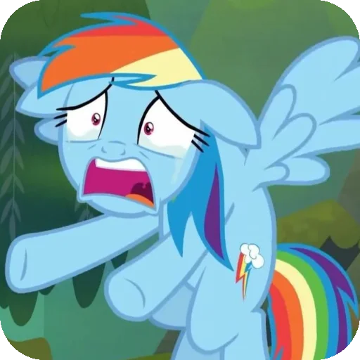 Эмодзи Rainbow Dash MLP