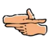 Эмодзи Nakaji hand