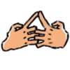 Эмодзи Nakaji hand