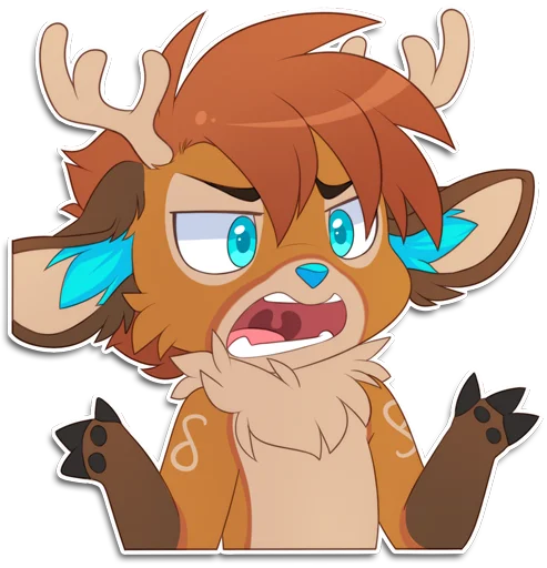 Эмодзи Rho the Reindeer
