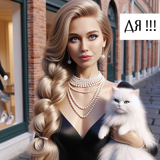 Эмодзи Rich Catty