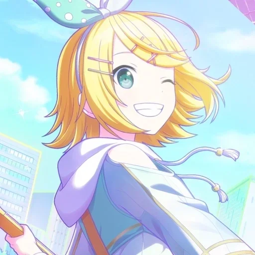 Эмодзи Kagamine Rin