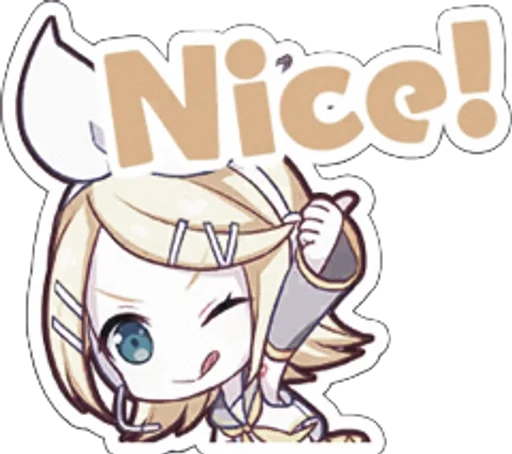 Эмодзи Kagamine Rin