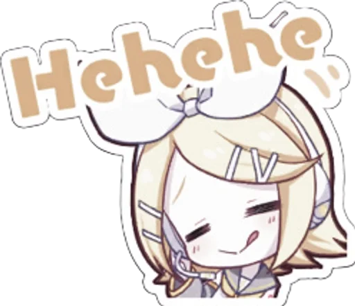 Эмодзи Kagamine Rin