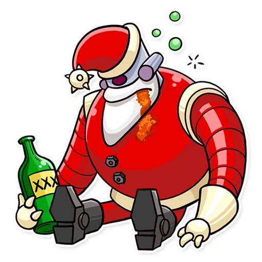 Эмодзи Robo Santa