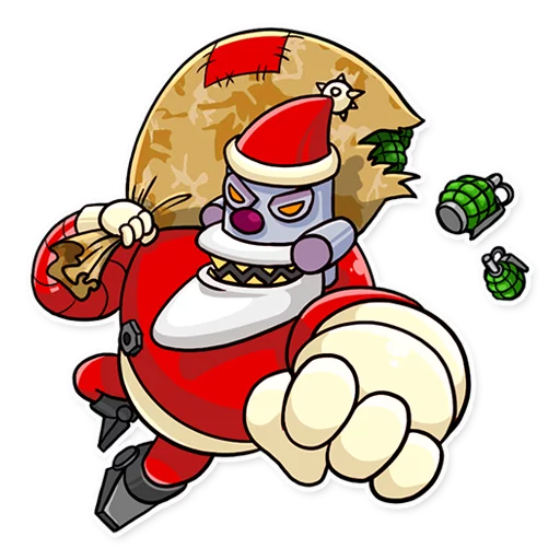 Эмодзи Robo Santa