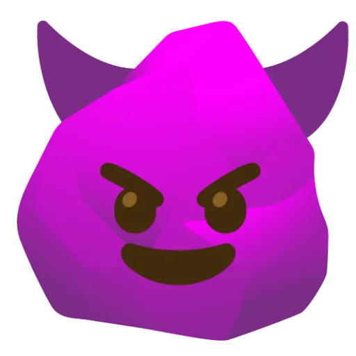 Эмодзи Rock (сделано likeosha)