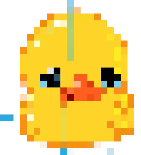 Эмодзи Rofl 8-bit Duck