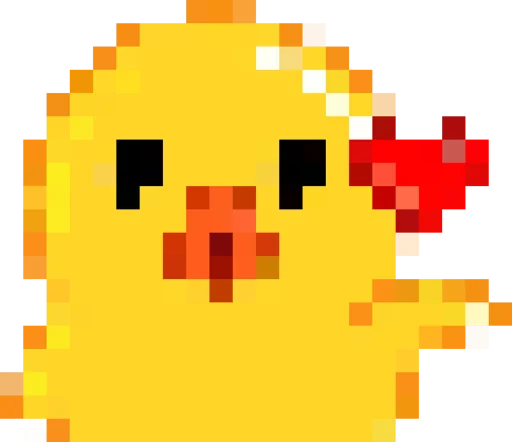 Эмодзи Rofl 8-bit Duck