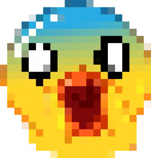 Эмодзи Rofl 8-bit Duck