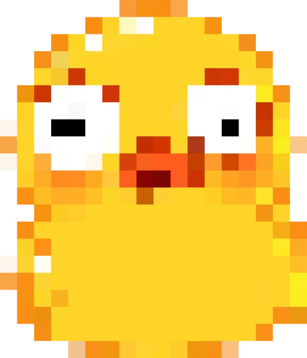 Эмодзи Rofl 8-bit Duck