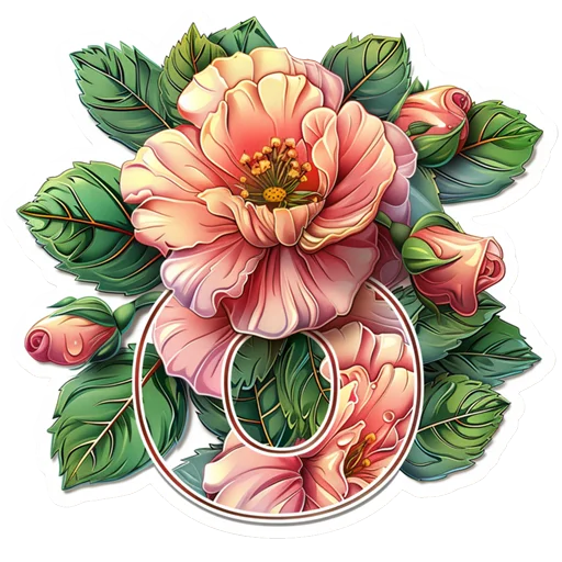 Эмодзи Розы 8 Марта