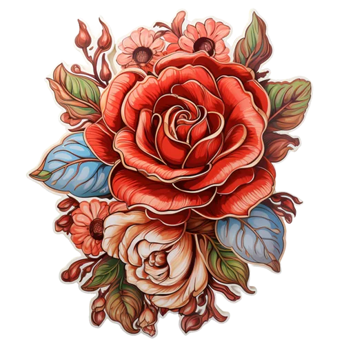 Эмодзи Розы 8 Марта