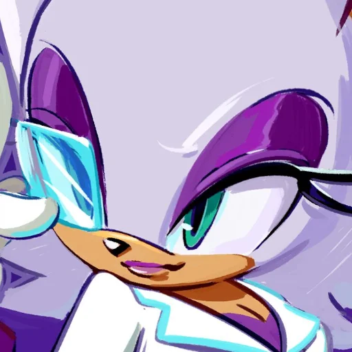 Эмодзи Rouge the Bat | Летучая мышь Руж