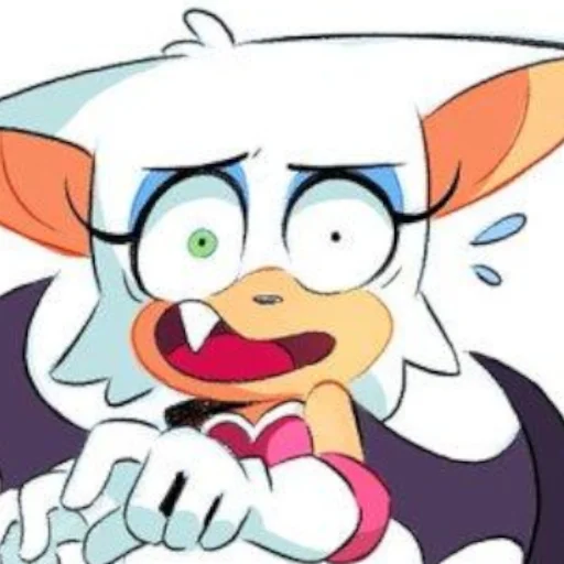 Эмодзи Rouge the Bat | Летучая мышь Руж