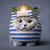 Эмодзи Круглые коты