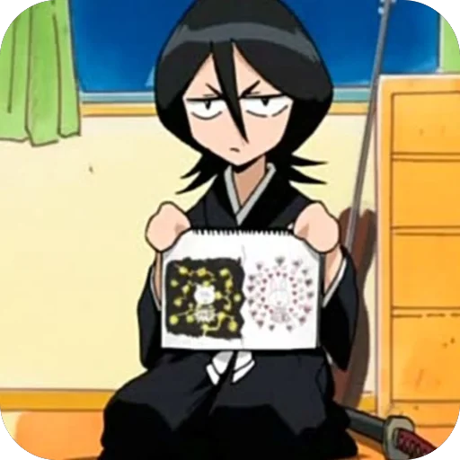 Эмодзи Rukia Kuchiki