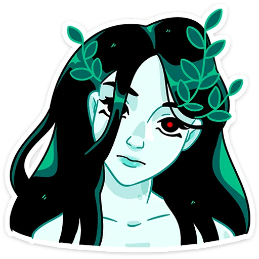 Эмодзи Русалка Леся