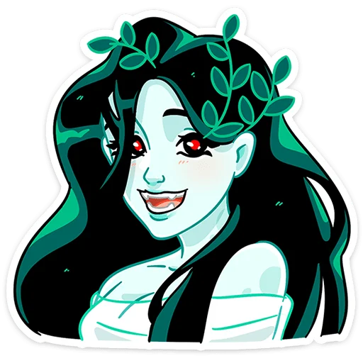 Эмодзи Русалка Леся