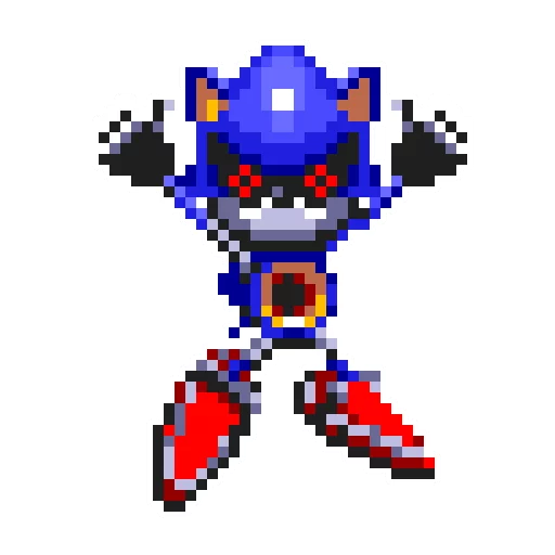 Эмодзи Sonic 3 and Knuckles Metal Sonic