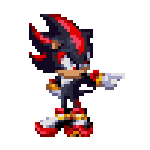 Эмодзи Sonic 3 & Knuckles - Shadow