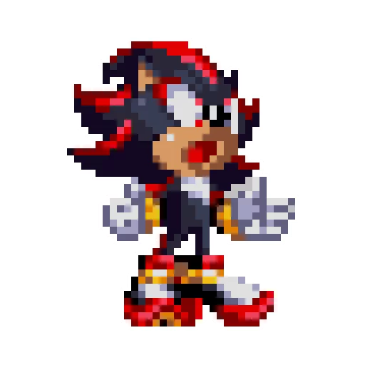 Эмодзи Sonic 3 & Knuckles - Shadow