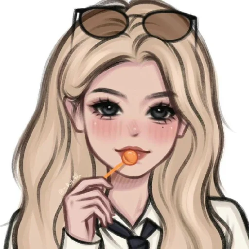 Эмодзи Cute Girls 2