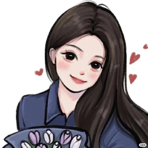 Эмодзи Cute Girls