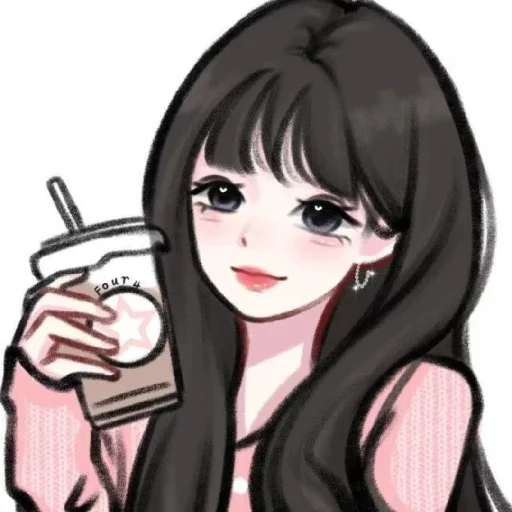 Эмодзи Cute Girls