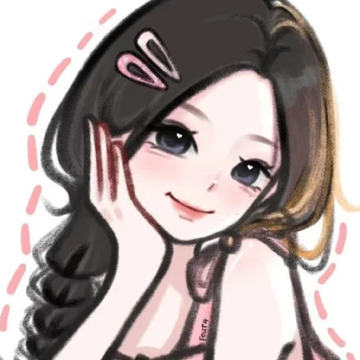 Эмодзи Cute Girls