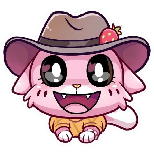 Эмодзи КЛУБНИЧНАЯ ВАНИЛЬКА