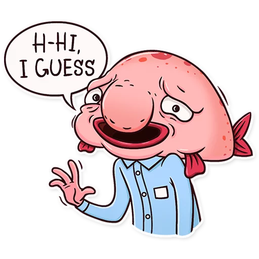 Эмодзи Sad Blobby