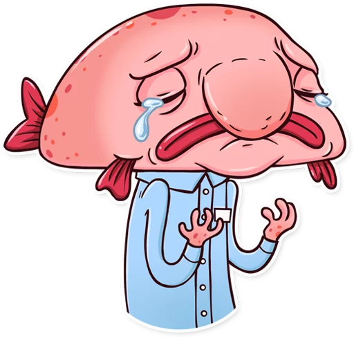 Эмодзи Sad Blobby
