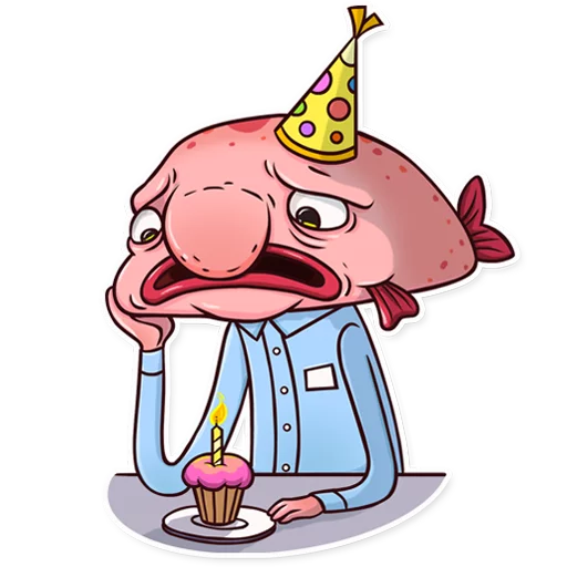 Эмодзи Sad Blobby