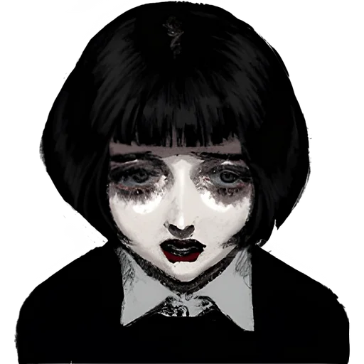 Эмодзи Грустная девочка