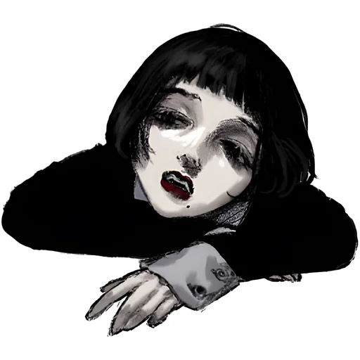 Эмодзи Грустная девочка