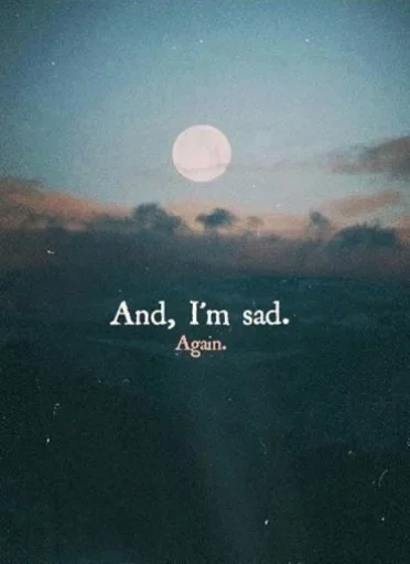 Эмодзи Sad day and Sad Life