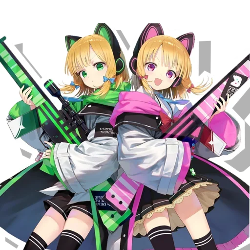 Эмодзи Midori & Momoi | Blue Archive