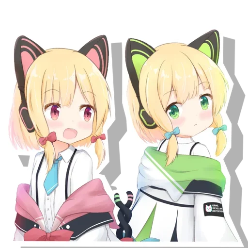 Эмодзи Midori & Momoi | Blue Archive