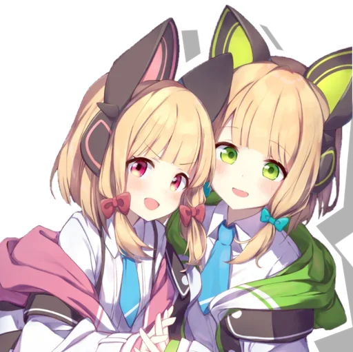 Эмодзи Midori & Momoi | Blue Archive