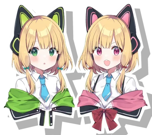 Эмодзи Midori & Momoi | Blue Archive