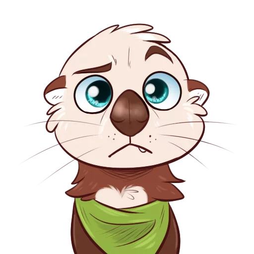 Эмодзи Otters: Sake and Tako!