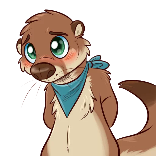 Эмодзи Otters: Sake and Tako!