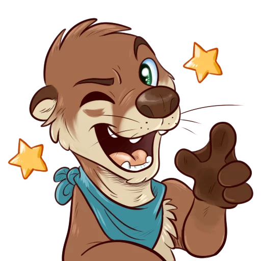 Эмодзи Otters: Sake and Tako!