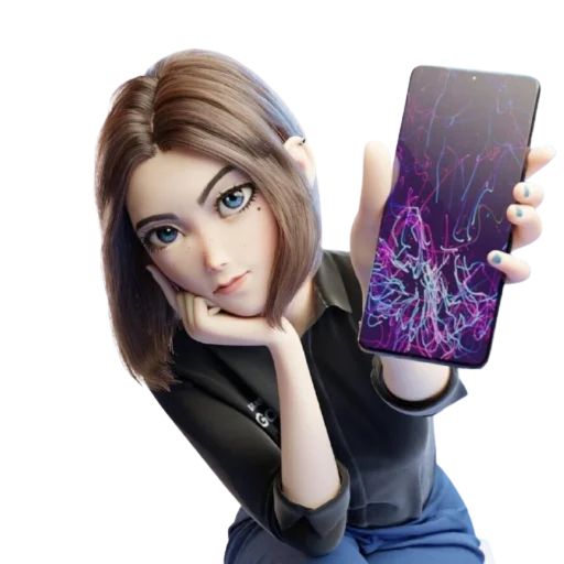 Эмодзи Samsung Girl