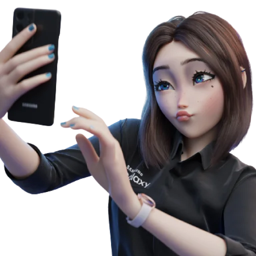 Эмодзи Samsung Girl