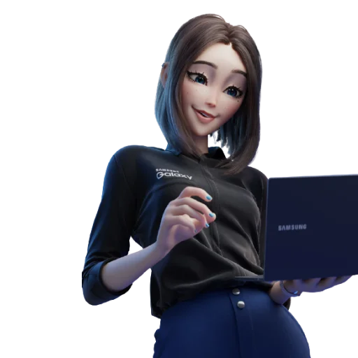 Эмодзи Samsung Girl