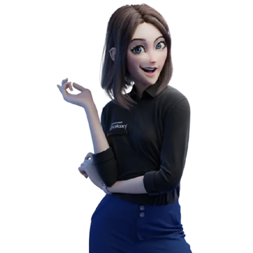 Эмодзи Samsung Girl