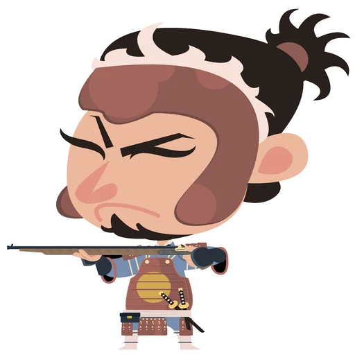 Эмодзи Samurai