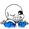 Эмодзи Sans Undertale